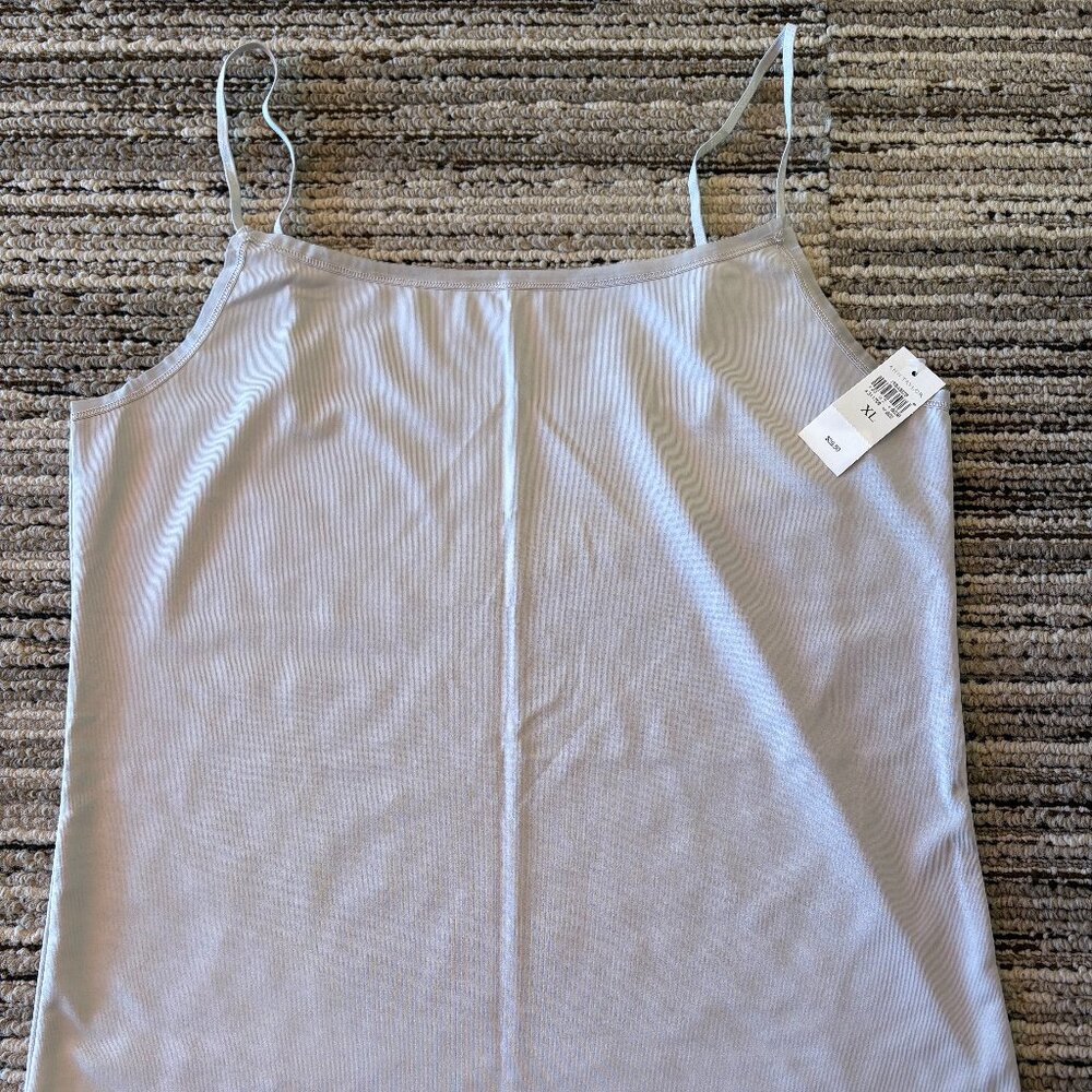 Ann Taylor Grey Stretch Cami in XL